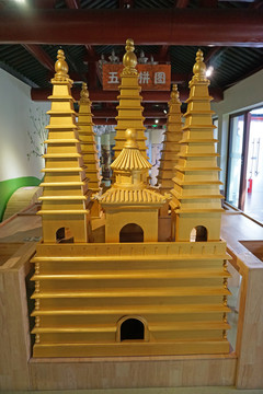 五塔寺模型