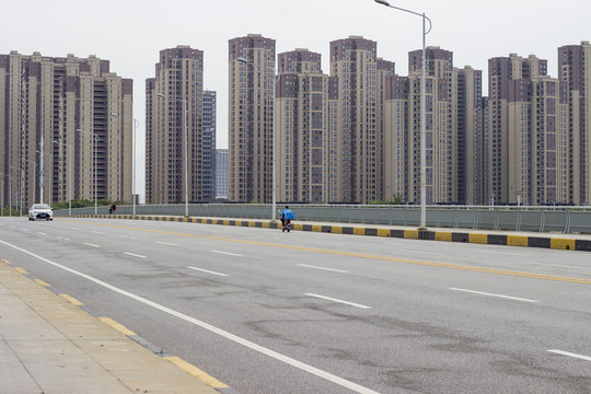 武汉疫情期间的道路