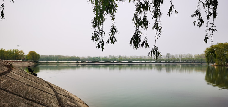 郏县青龙湖畔全景