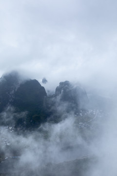 美丽朦胧的阳朔风光