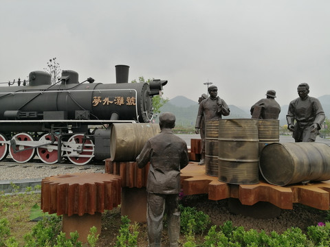 火车站搬运工雕塑