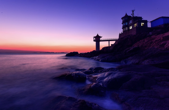 海边唯美夜景