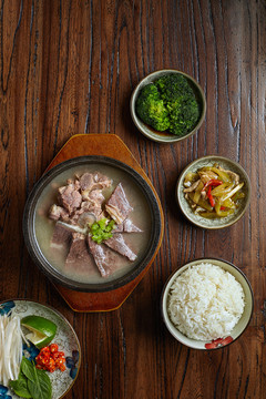 牛肉汤饭套餐