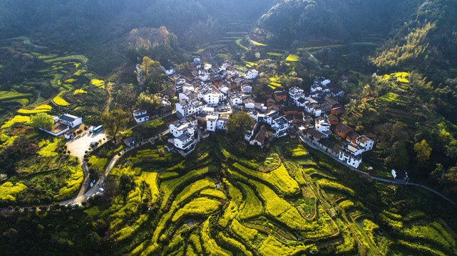 婺源查平坦村