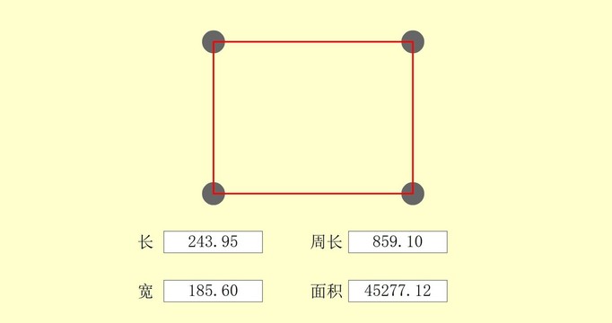 动态计算长方形面积及周长小程序