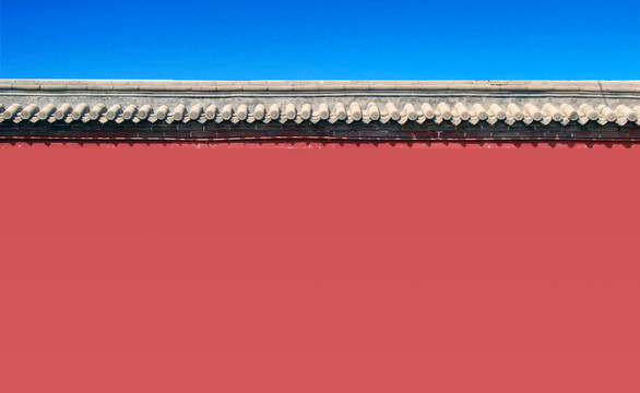 古建筑红墙