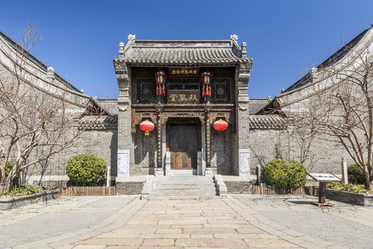 台儿庄古城中式门楼
