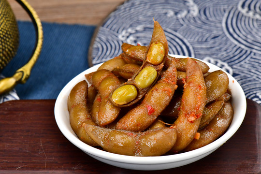 香辣毛豆