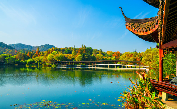 西湖浴鹄湾景区