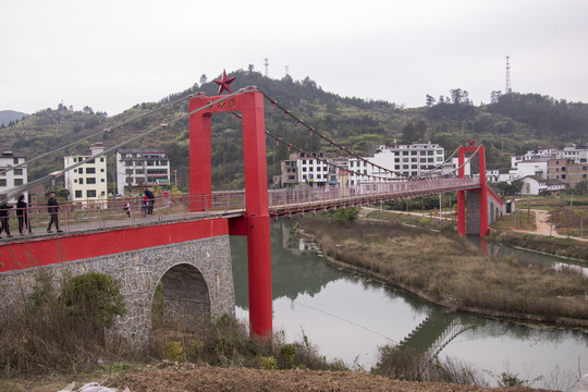 汝城沙洲红色旅游复兴桥