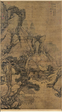 林广春山图