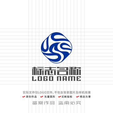 SY字母标志飞鸟水太极logo