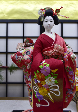 日本艺妓布偶