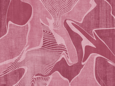粉红色时尚艺术地毯