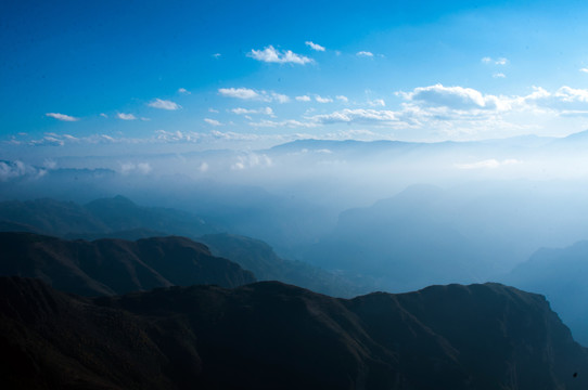 大山包蓝天白云