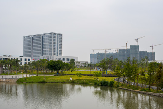 在建高楼远景