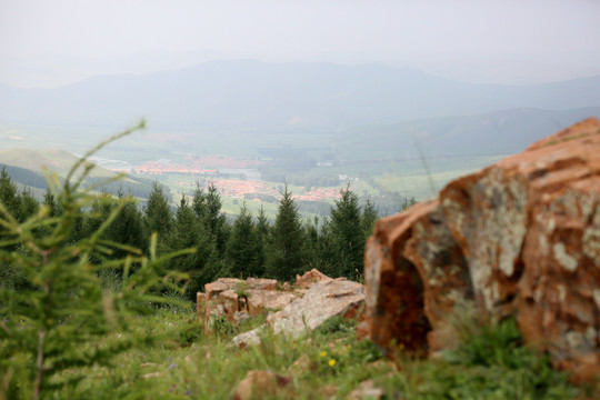 草原山坡