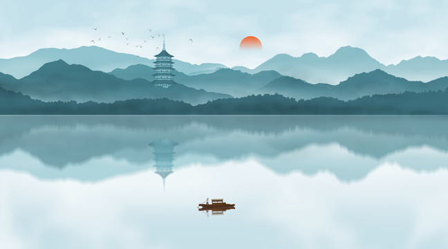 山水画