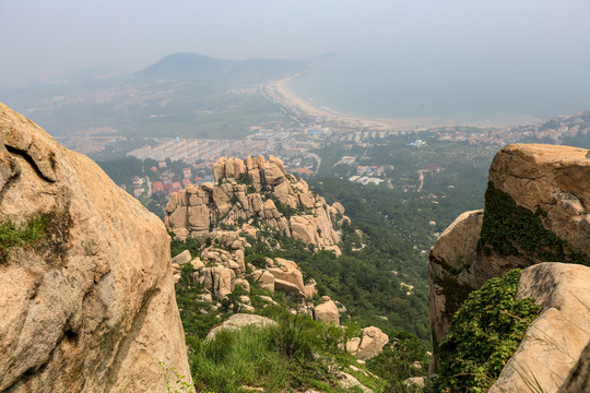 山东青岛崂山仰口风光