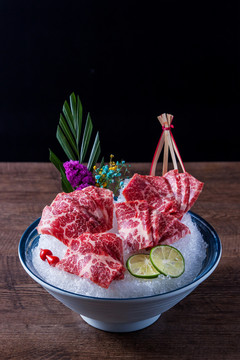 雪花牛肉