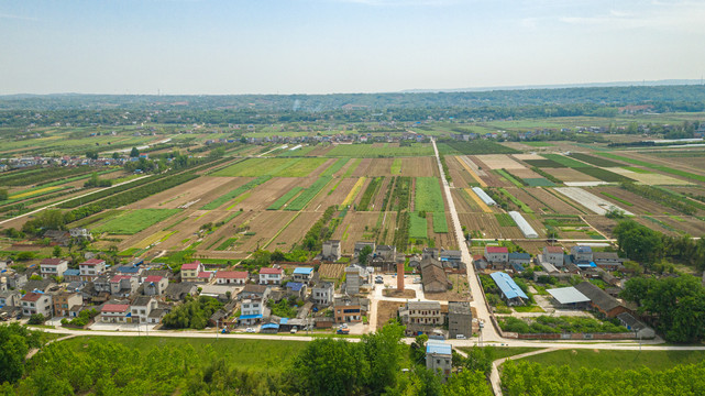 平原农田航拍