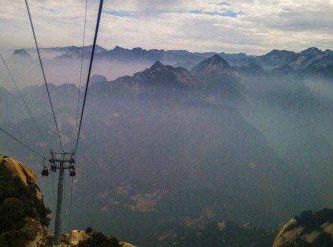 华山风景区索道