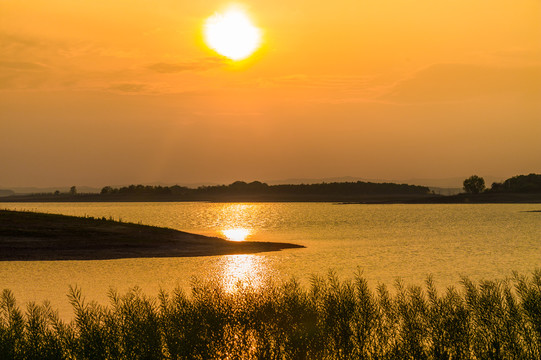 漳河夕阳