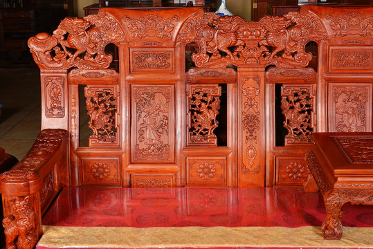 中国红木客厅家具