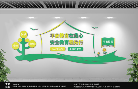 安全教育文化墙
