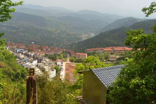 四川简阳丹景山山下的小镇