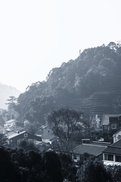 水墨山景