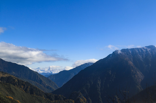 中国四川川西秋季高原景观