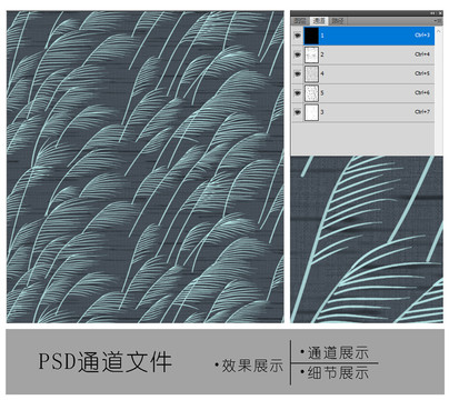 芦苇图案通道图片