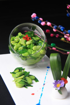 碧绿蚕豆