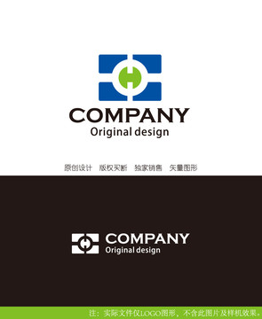 H字母logo