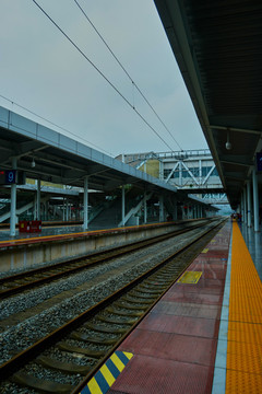 火车月台站台