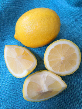 拍摄黄柠檬