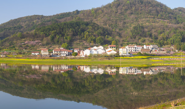 湖北黄石沼山森林公园春季风光