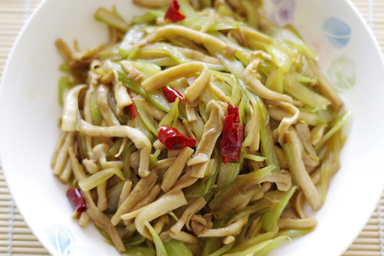 蘑菇炒肉丝
