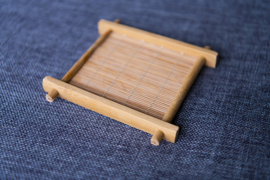 方形井字竹垫