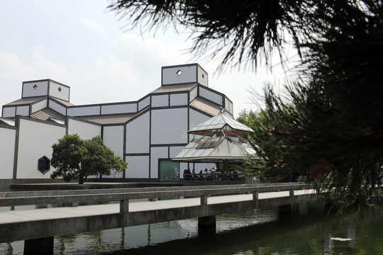 苏州地标现代建筑苏州博物馆