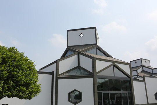 苏州地标现代建筑苏州博物馆