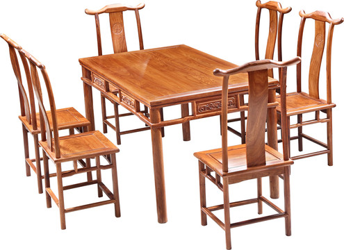 红木家具明式餐桌非花
