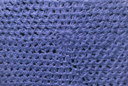 毛线编织纹理蓝色