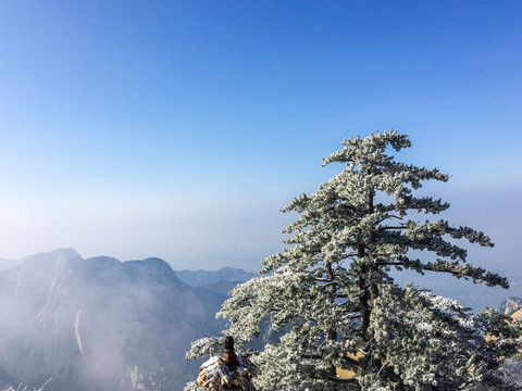 华山冬季风光