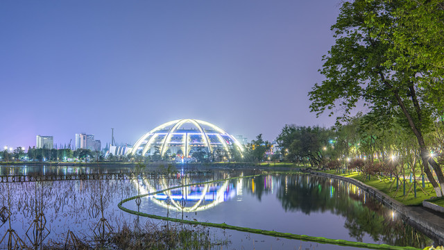 太阳宫夜景