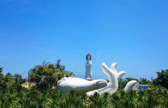 南山文化旅游区观音菩萨塑像