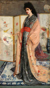 詹姆斯·麦克尼尔·惠斯勒公主女性油画作品