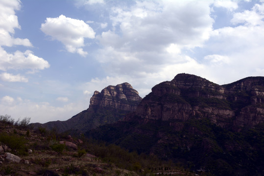 高山丘壑奇石峡谷