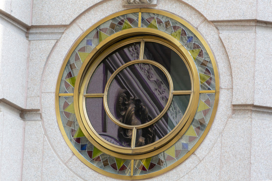 欧式建筑圆形门窗